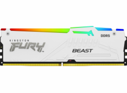 Kingston FURY Beast/DDR5/64GB/5200MHz/CL40/4x16GB/RGB/White