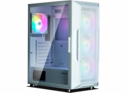 Zalman skříň I3 Neo / middle tower / ATX / 4x120 RGB / 2xUSB 3.0 / 1xUSB 2.0 / prosklená bočnice / bílá