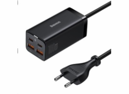 Baseus GaN3 Pro nástěnná nabíječka 2xUSB-C + 2xUSB, 100W (černá)