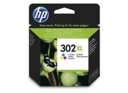 HP 302XL High Yield Tri-color Original Ink Cartridge, , F6U67AE