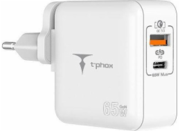 Objednávka nabíječky T-Dhox T-Dhox Mega T-PP09 GAN 65W USB/USB-C WHITE