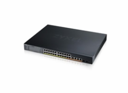 Zyxel XMG1930-30HP, 24-port 2.5GbE Smart Managed Layer 2 PoE 700W 22xPoE+/8xPoE++ Switch with 4 10GbE and 2 SFP+ Uplink