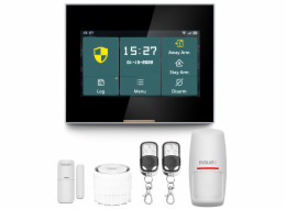 EVOLVEO Alarmex Pro, chytrý bezdrátový Wi-Fi/GSM alarm, 4.3“ barevný displej IPS