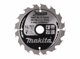 Makita B-33532 SPECIALIZED Saw Blade 136x20x16Z