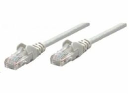 Intellinet patch kabel, Cat6 Certified, CU, UTP, PVC, RJ45, 10m, šedý