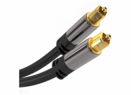 PremiumCord Kabel Toslink M/M, 6mm, 5m, černá