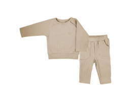 Kojenecké tričko s dlohým rukávem a tepláčky Koala Bello beige Vel.80 (9-12m)