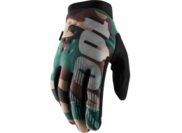 100% rukavice 100% Brszner Glove camo černá S (délka ruky 181-187 mm) (nové)