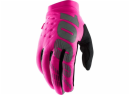 100% rukavice 100% Brszner Dámské rukavice Neon Pink Black XL (délka ruky 187-193 mm) (nové)