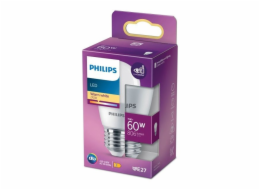 LED žárovka PHILIPS, P48, E27, 7 W, 806 lm, 2700 K