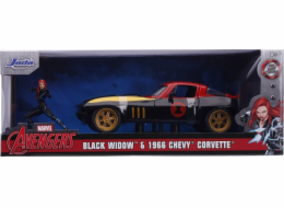 Autko Marvel Black Widow 1966 Chevy 1/24