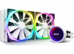 NZXT water cooling Kraken X63 White RGB 280mm Illuminated fans and pump