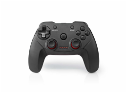 NEDIS gamepad/ bezdrátový/ pro PC/ počet tlačítek 11/ nano USB/ černý