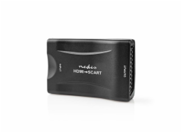 Nedis VCON3461BK - HDMI™ Převodník | Vstup HDMI ™ | SCART Zásuvka | 1cestný | 1080p | 1.2 Gbps | ABS | Černá