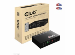 Club3D Switch 1:3 HDMI 8K60Hz/4K120Hz, 3 porty