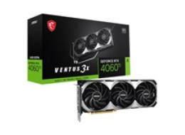 MSI VGA NVIDIA GeForce RTX 4060 Ti VENTUS 3X 16G OC, 16G GDDR6, 3xDP, 1xHDMI