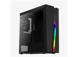 AEROCOOL skříň Bolt, Mid tower, 1x USB 3.0, 2x USB 2.0, 2x audio, bez zdroje