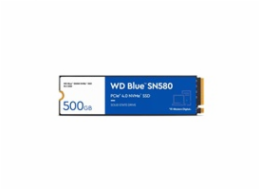 WD BLUE SSD NVMe 500GB PCIe SN580,Gen4 , (R:4000, W:3600MB/s)