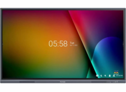 ViewSonic Flat Touch Display IFP6533-G/ 65"/ UHD/450nits, 5000:1, 8G RAM/128GB/HDMI/VGA/USB-C /RJ45 x2, RS232 x1, Grey