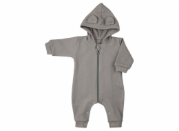 Kojenecký overal s kapucí a oušky Koala Pure beige Vel.80 (9-12m)