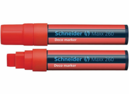 SCHNEIDER Křídový popisovač "Maxx 260", červená, 2-15mm, tekutý