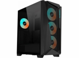 GIGABYTE C301 GLASS/Midi Tower/Transpar./Černá