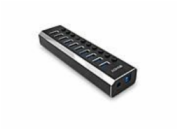 Hub Lindy 10 Port USB 3.0 s zapnutím/vypnutím