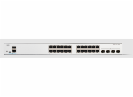 Cisco Catalyst switch C1200-24P-4X (24xGbE,4xSFP+,24xPoE+,195W,fanless)