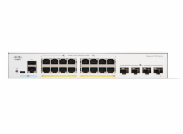 Cisco Catalyst switch C1300-16P-4X (16xGbE,4xSFP+,16xPoE+,120W,fanless)