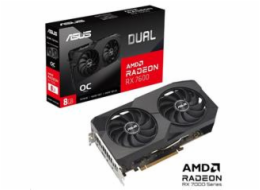 Asus DUAL-RX7600-O8G-V2 90YV0IH2-M0NA00 ASUS VGA AMD Radeon DUAL RX 7600 8G OC V2, AMD RX 7600, 3xDP, 1xHDMI