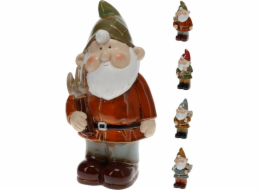 Zahradní trpaslík porcelán 27 cm modrá čepice KO-252214150modr