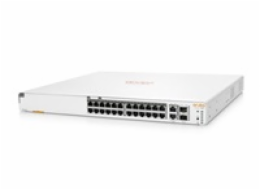 Aruba Instant On 1960 24G PoE (20pClass4 + 4pClass6) 2XGT 2SFP+ 370W Switch RENEW JL807A