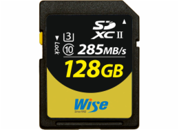 Wise SDXC UHS-II V60       128GB R:290MBs / W:100MBs   WI-SD-S128