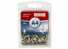 NOVUS Rivets A 4 X 8 ALU 70pc