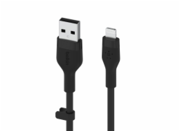 Belkin Flex Lightning/USB-A 3m mfi cert., cerný    CAA008bt3MBK