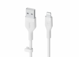 Belkin Flex Lightning/USB-A 3m mfi cert., bílý     CAA008bt3MWH