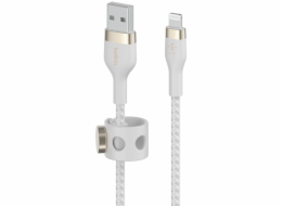 Belkin Flex Lightning/USB-A 3m mfi cert., bílý     CAA010bt3MWH