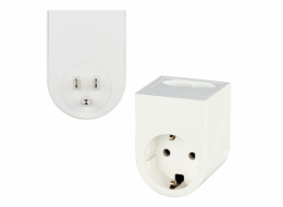 REV Travel Plug Traveler USA white