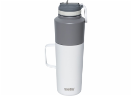 Asobu Twin Pack Bottle with Mug white, 0.9 L + 0.6 L