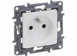 Legrand Niloe Selection Socket 2p+s 16A 250V (se závěrkou, šroubovacími svorkami) perla 762427