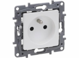 Legrand Niloe Selection Socket 2p+s 16A 250V (se závěrkou, automatické koncovky) perla 762425