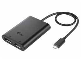 i-tec USB-C Dual 4K/60Hz (single 8K/30Hz) DP Video Adapter