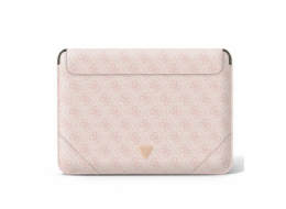 Guess 4G Triangle Logo Computer Sleeve 13/14" Pink Noste své zařízení v moderním originálním Guess designovaném příslušenství, z vysoce kvalitních materiálů