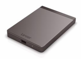 Lexar externí SSD 512GB SL200 USB 3.1 (čtení/zápis: 550/400MB/s)