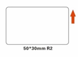 Niimbot štítky R 50x30mm 230ks White pro B21, B21S, B3S, B1