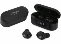 Guess True Wireless Triangle Logo BT5.0 4H Stereo Earphones Glossy Purple Guess True Wireless Classic bezdrátová sluchátka, vynikají skvělým zvukem, ergonomickým tvarem a dotykovým ovládáním