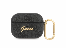 Guess 4G Script PC/PU Pouzdro pro Airpods Pro Grey Nové