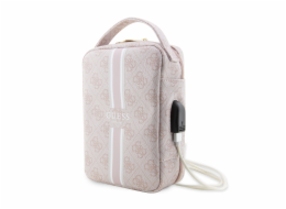 Guess PU 4G Printed Stripes Travel Universal Bag Pink Guess Travel Universal bag je perfektní taška na cesty, do které pohodlně zabalíte vše co potřebujete k provozu telefonu, tabletu nebo notebooku.