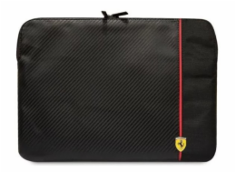 Ferrari Sleeve 14" black Carbon&Smooth Stylová a elegantní pouzdro Ferrari je skvělé pro obchodní jednání a každodenní použití.