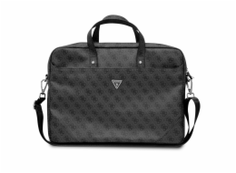 Guess 4G PU Triangle Logo Computer Bag 15/16" Black Luxusní pouzdro značky GUESS vyrobené z kvalitní EKO kůže určené pro notebooky o velikosti 15" až 16" vás jistě zaujme jemně texturovaným povrchem 